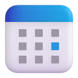 Calendar emoji